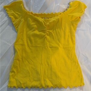 Hollister cap sleeve top large